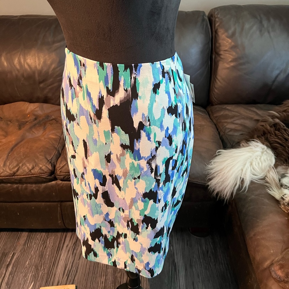 Jasper mutli color stripe print skirt